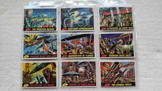 1962 Topps Mars Attacks Cards Complete Set Of 55 Cards
