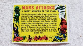1962 Topps Mars Attacks Cards Complete Set of 55 Cards 7