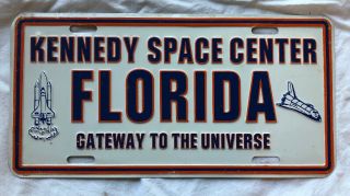 Kennedy Space Center Florida Nasa Metal License Plate Gateway To The Universe
