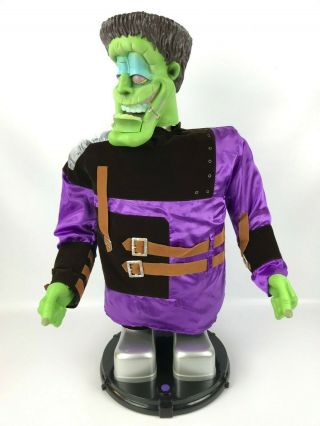 Gemmy Halloween Prop Life - Size 5 ft.  Animated Singing & Dancing Frankenstein 2