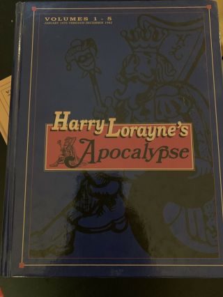Harry Lorayne ' s Apocalypse Volumes 1 - 20 All Four Hardcover Volumes 3