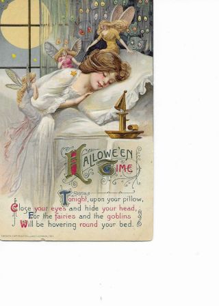 John Winsch 1911 " Halloween Time " Post Card