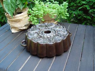 Cast Iron Bundt Cake Pan,  Cast Iron Cake Pan,  Antique,  Oak Leaf