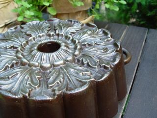 cast iron bundt cake pan,  cast iron cake pan,  antique,  oak leaf 3