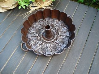 cast iron bundt cake pan,  cast iron cake pan,  antique,  oak leaf 5