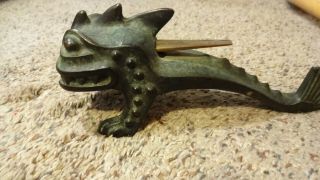 Old Fire Breathing Dragon Cigarette Table Lighter From Germany