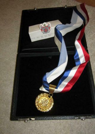 Personal Effects - Estate Harold Wilson - Medal Presented By B 