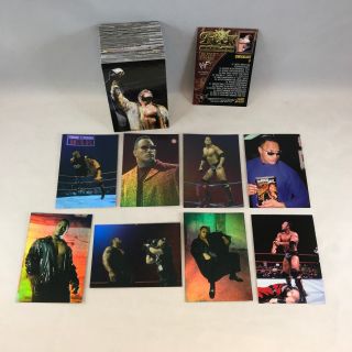 Dwayne The Rock Johnson In His Own Card Set Rock Solid W/ Chase Card Set Wwf Wwe