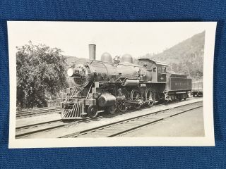 Rutland Railroad Steam Engine Locomotive No.  44 Antique Photo
