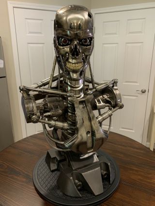 Sideshow Collectibles Terminator T800 Endoskeleton Lifesize Bust