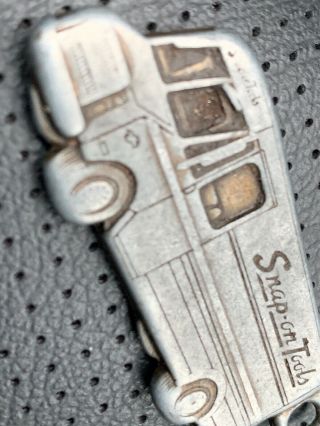 Vintage Snap - On Tools Metal Key Chain Ring Advertising Memorabilia Tag Watch Fob 2