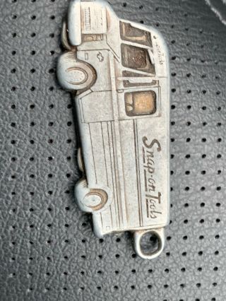 Vintage Snap - On Tools Metal Key Chain Ring Advertising Memorabilia Tag Watch Fob 4