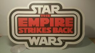 Palitoy Star Wars Empire Strikes Back Store Display Card