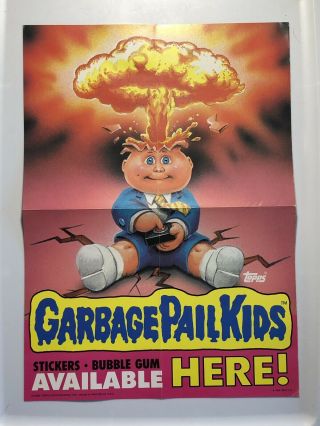 Garbage Pail Kids Trading Cards Series 1 Dealer 1985 Poster