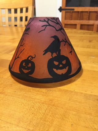 Yankee Candle,  2 Halloween Glass Candle Shades, . 5