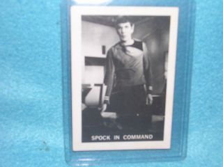 1967 Star Trek Spock In Command,  13 Leaf Brands Not Graded,  Plastic Sleeve