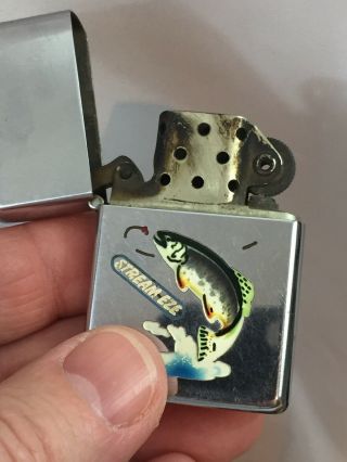 2032695 Patent TOWN & COUNTRY Zippo Lighter - FISH.  With Advertising 9