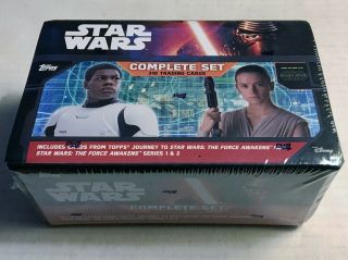 2016 Topps Star Wars The Force Awakens Complete Factory 310 Card Set