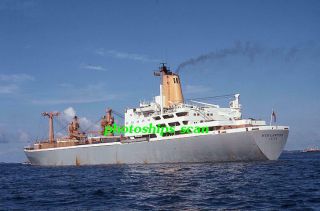 1 Slide Of British - Flag Ben Line Steamers 1970 - Built Cargo Ship Benlawers