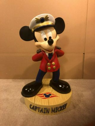 Disney Cruise Big Fig Figurine Captain Mickey Mouse,  Box