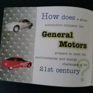 1998 GM EV1 General Motors Electric Car Advanced Tech Vehicle Concept Brochure 2