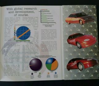 1998 GM EV1 General Motors Electric Car Advanced Tech Vehicle Concept Brochure 3