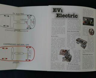 1998 GM EV1 General Motors Electric Car Advanced Tech Vehicle Concept Brochure 6