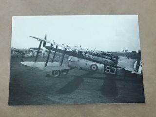 1 Fairey Iiif Mk Iiis Lined Up At Hal Far 1930 & 1 Blackburn Darts Postcard