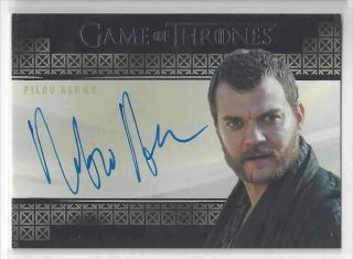 2019 Game Of Thrones Inflexions Auto/autograph Pilou Asbaek As Euron Greyjoy