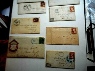 Circa 1860 Stamped Envelope Personal Letters Silver Creek Ny Swift Family