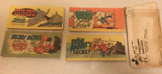4 Walt Disney 1947 Comics & Envelope General Mills Donald Ducks Atom Bomb