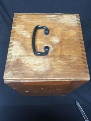 Vintage Carl Zeiss Jena Vintage Microscope Case w/Lenses and Lens Cases 5