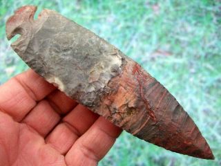 Fine 5 7/8 inch Ohio Dovetail Point with Arrowheads Artifacts 4