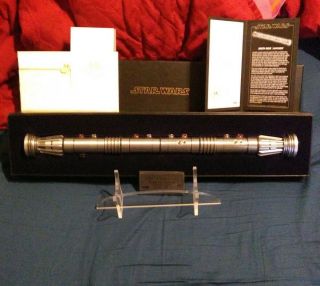 Star Wars Master Replicas Darth Maul Limited Edition Full Scale 1:1 Lightsaber