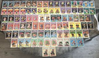 Topps Garbage Pail Kids 1st Series Complete 88 Card Variation Set Gpk Os1 1985