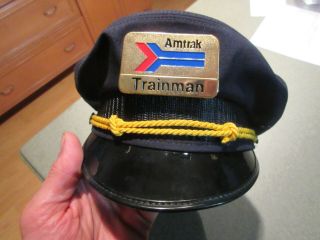 Amtrak Trainman Conductor Hat 7 3/8