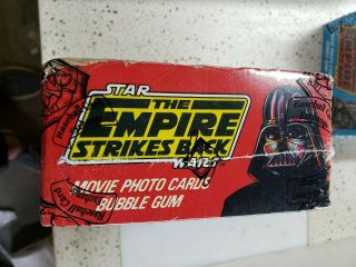 1980 TOPPS STAR WARS EMPIRE STRIKES BACK SERIES 1 WAX BOX 36 BCE wrapped 3