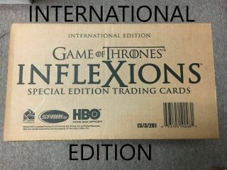 19 Rittenhouse Game Of Thrones Inflexions Hobby 20 - Box Case International