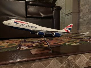 PacMin 1/100 British Airways Boeing 747 - 400 “United Kingdom” Union Flag Model 11