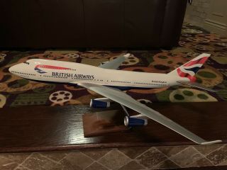 PacMin 1/100 British Airways Boeing 747 - 400 “United Kingdom” Union Flag Model 12