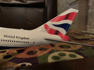 PacMin 1/100 British Airways Boeing 747 - 400 “United Kingdom” Union Flag Model 3