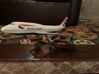 PacMin 1/100 British Airways Boeing 747 - 400 “United Kingdom” Union Flag Model 4