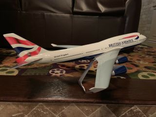 PacMin 1/100 British Airways Boeing 747 - 400 “United Kingdom” Union Flag Model 7