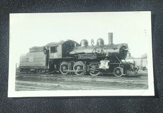 Antique Cn Canadian National Railway Railroad Train Locomotive No.  91 Photo