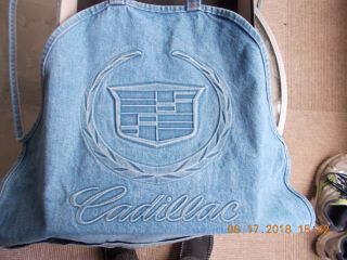 Cadillac Logo Embossed Denim Apron Union Made In Usa Looks