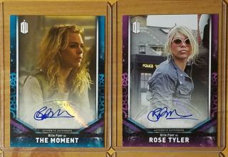 2018 Doctor Who Signature Series Autograph Billie Piper Rose Tyler Moment