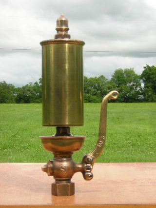 3 " Diameter Cincinnati Brass Steam Whistle With Built In Valve / Traction Engine