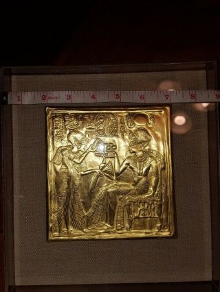 MMA Metropolitan Museum of Art Treasures of Tutankhamun Gold panel Egyptian 1976 2