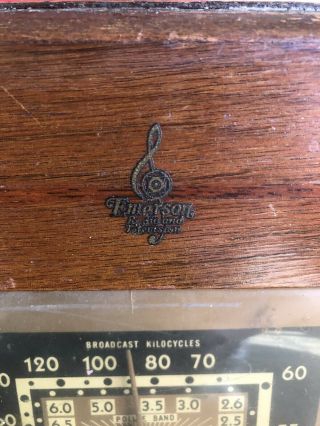 antique radio - Emerson Radio & television 5