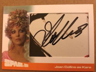 Space 1999 Series 2: Cut Autograph Card: Joan Collins As Kara Jc6